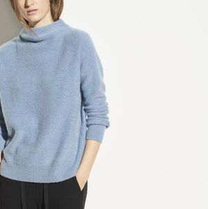 Boiled Cashmere Funnel Neck Pullover